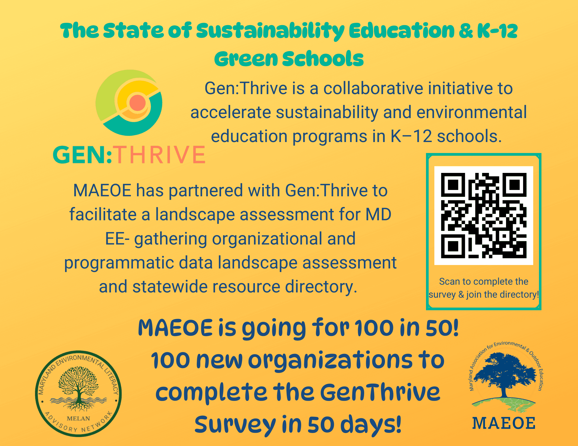 GenThrive is an initiative for data-driven community development. Focus areas include Environmental literacy Climate justice Healthy school buildings Outdoor learning Green workforce development